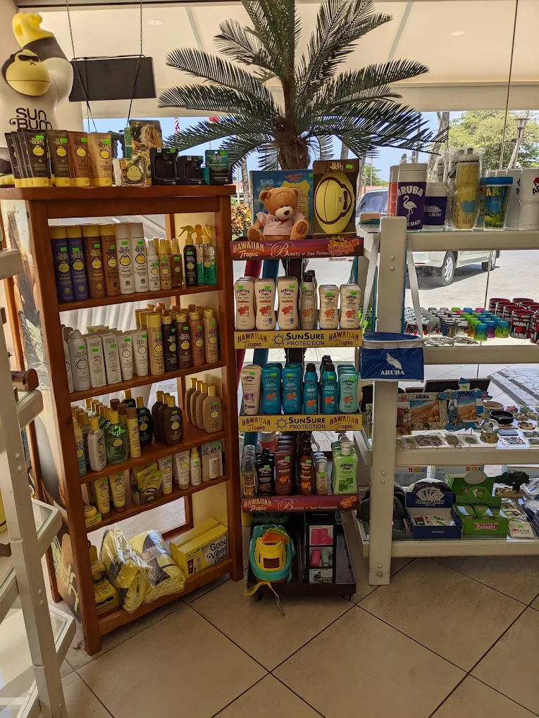 Shelves of sunblock and sunscreen